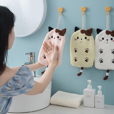 Hanging Cat Towelette Animals & Pet Supplies KittyNook Cat Company